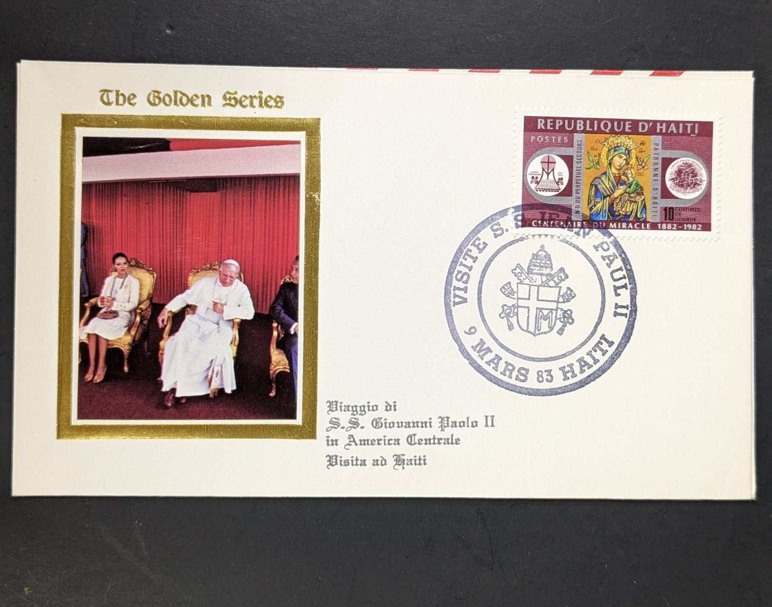 Pope John Paul II, The Golden Series Central America, 17 Covers Plus Stamps