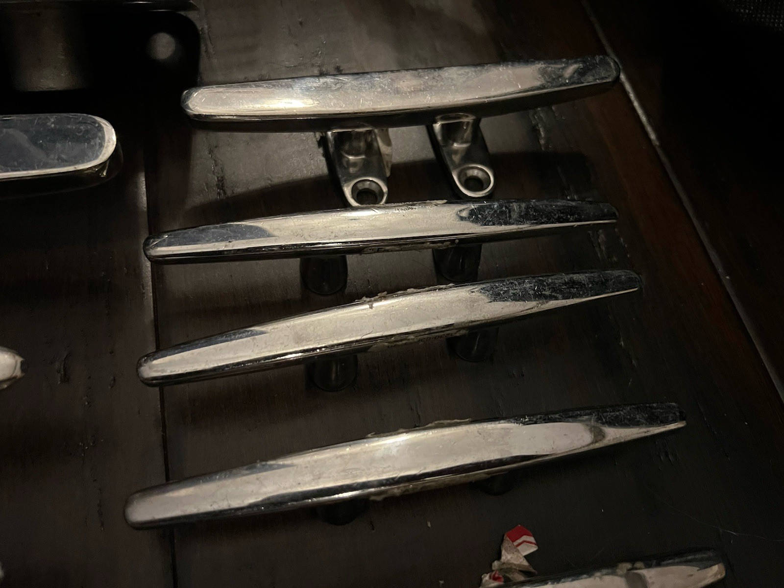 Lot of 15 Stainless Steel Marine Boat Cleats & Anchor Cleat Assorted Sizes NEW