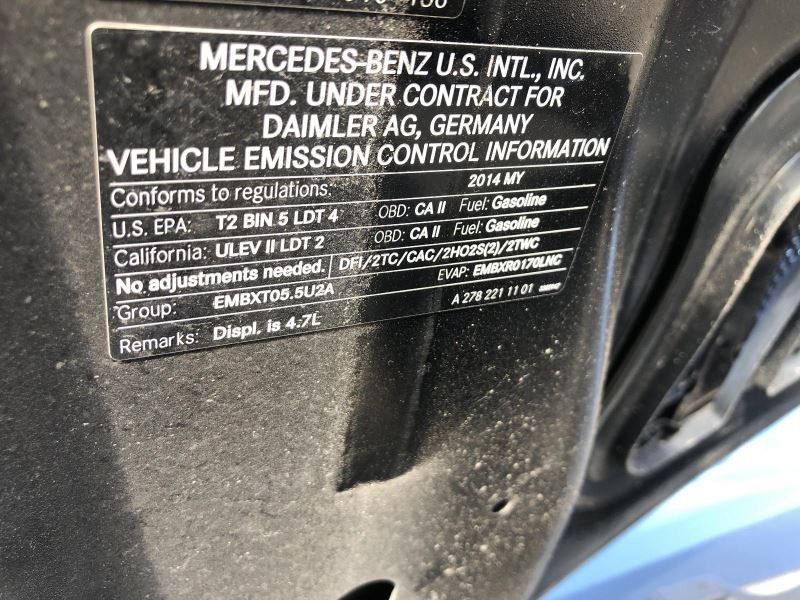 2014 2015 MERCEDES BENZ CLA250 Blind Spot Radar Object Distance Sensor 9127