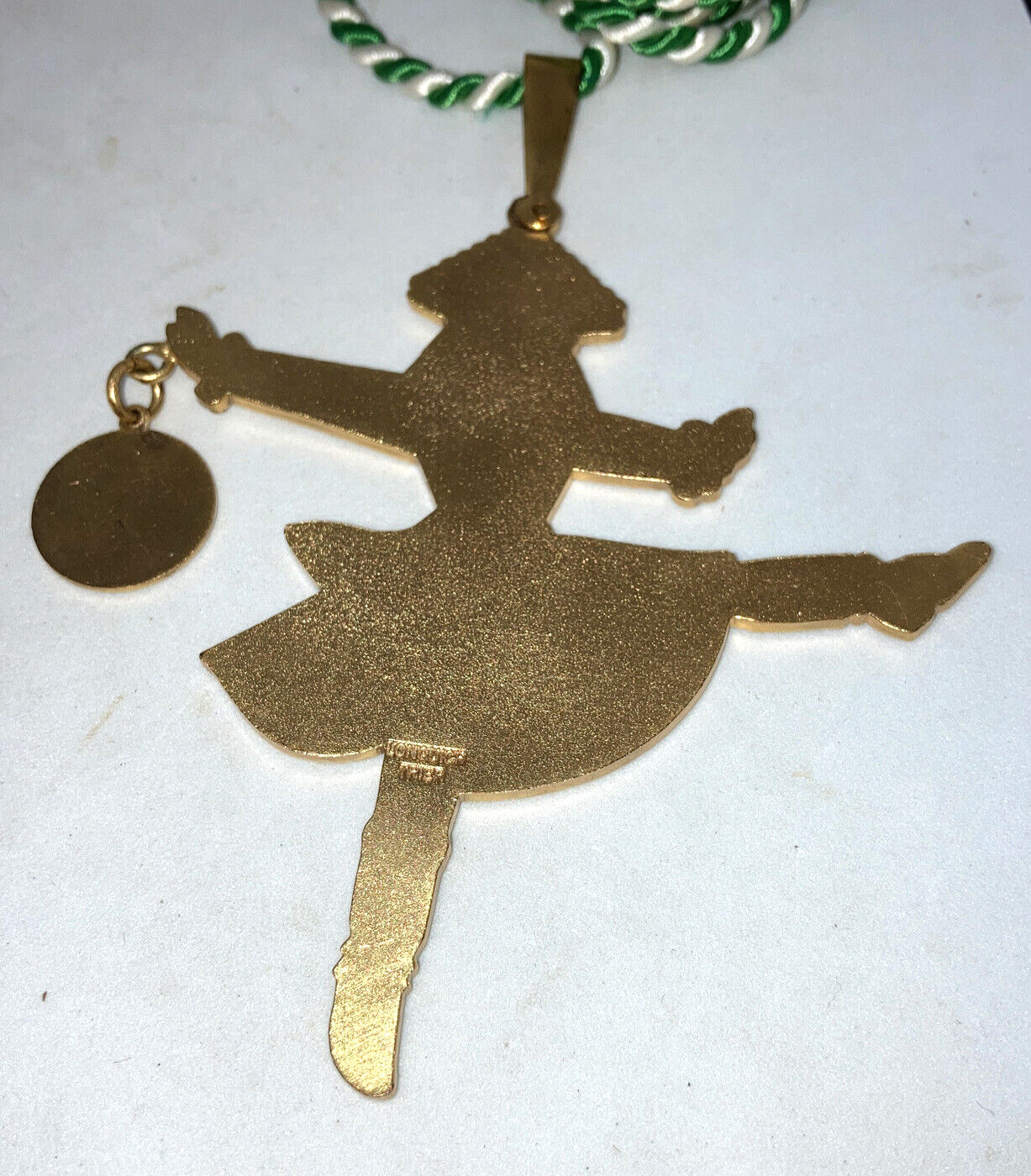 2 vintage Rhein Verein RV Chicago Karneval dancer 80 jahre metal order medal