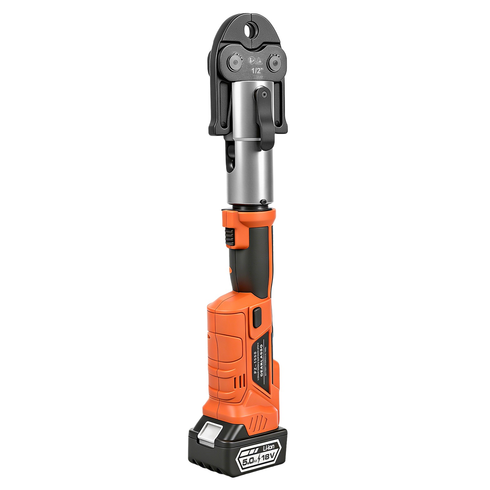 1/2" -2" Pro Press Tool Pipe Crimping Kit Press Tool Battery Kit with 6 Jaws US