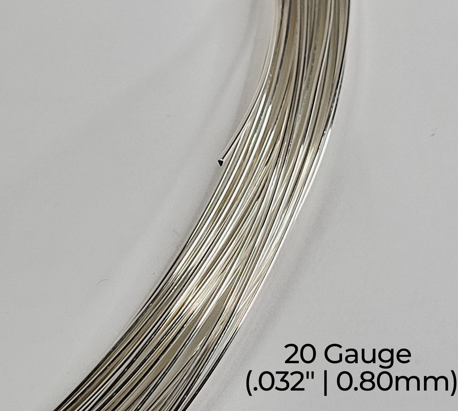 999 Fine Silver Wire | Round | Dead Soft | 10-32 Gauge | 1-10 ft | USA