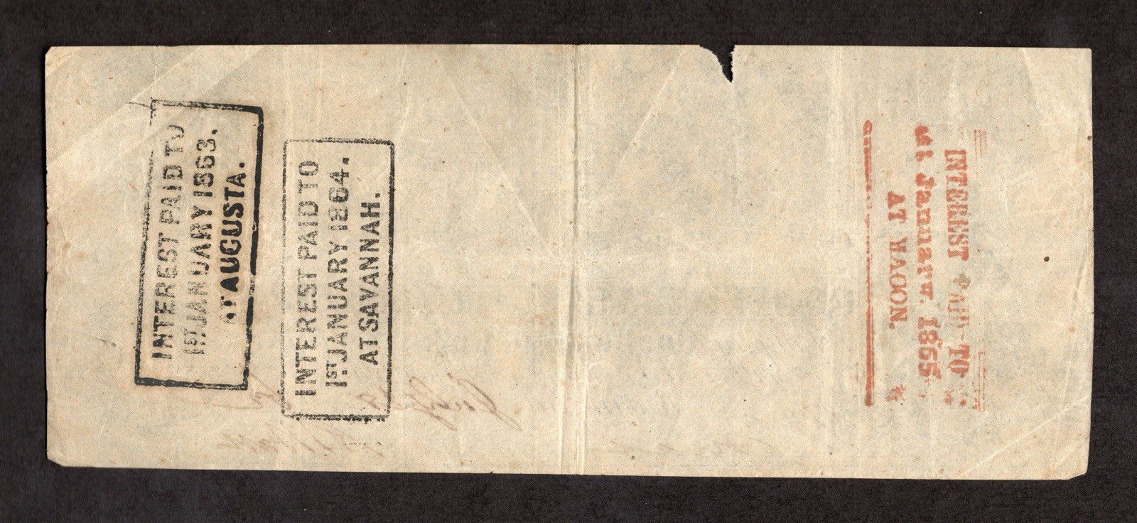 1862 $100 T-39 Confederate States of America - VF