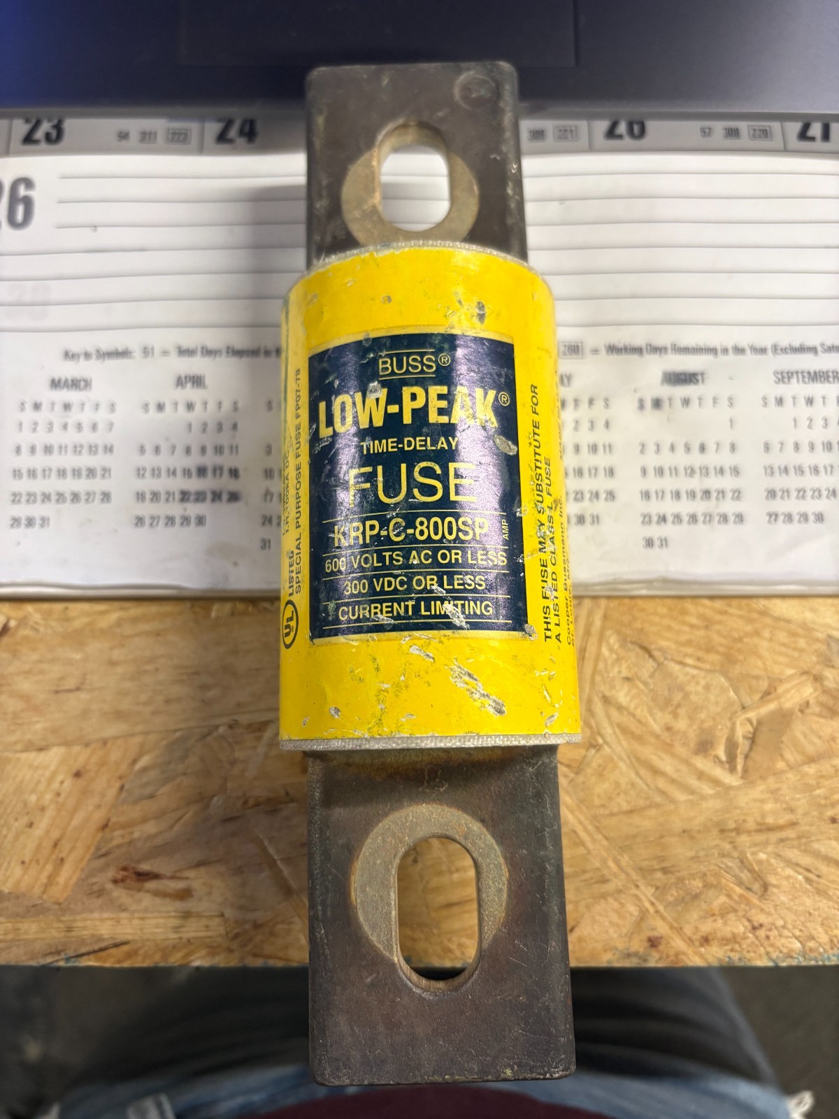 BUSSMAN 800 AMP FUSE # KRP-C-800SP