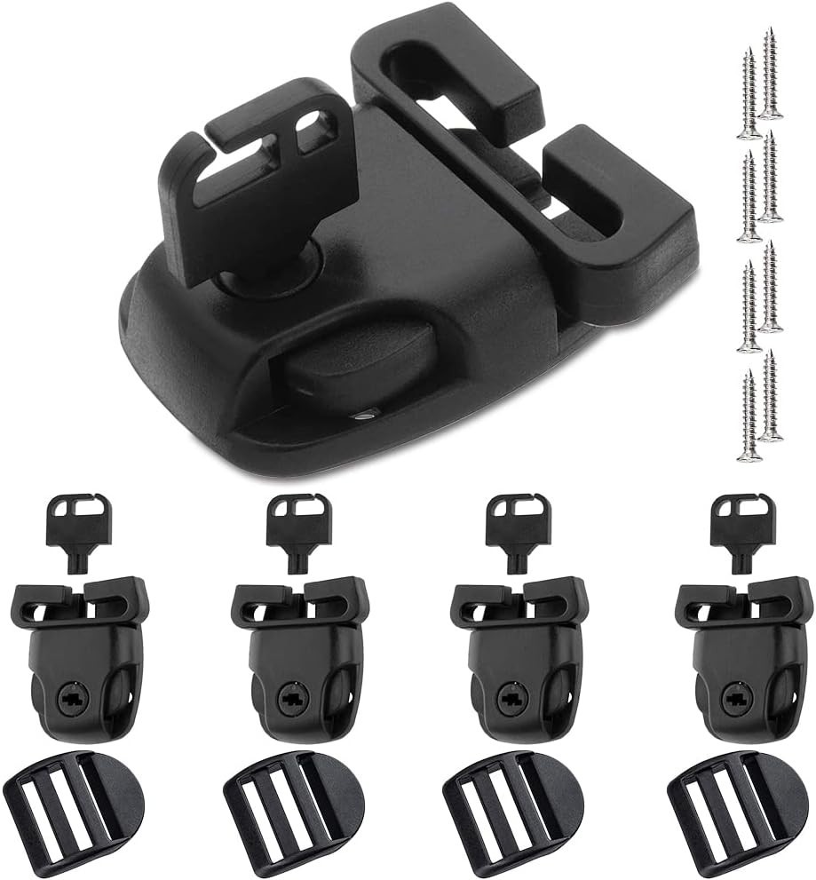 4 Sets Spa Hot Tub Cover Clips Latch Replacement Kit Hot Tub Cover Latches Clip