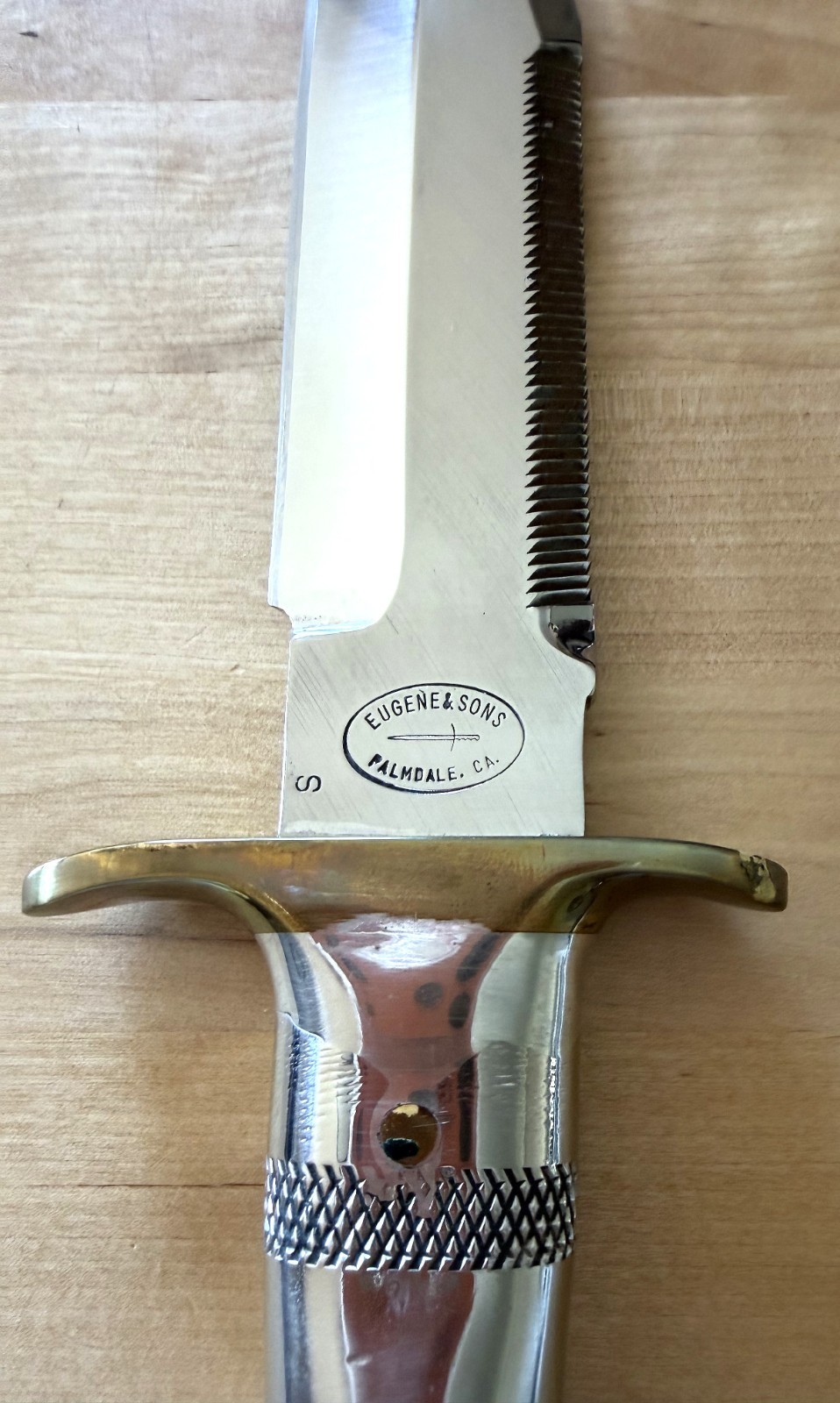 1980s EUGENE & SONS handmade survival knife Randall 18 & Buckmaster 184 style