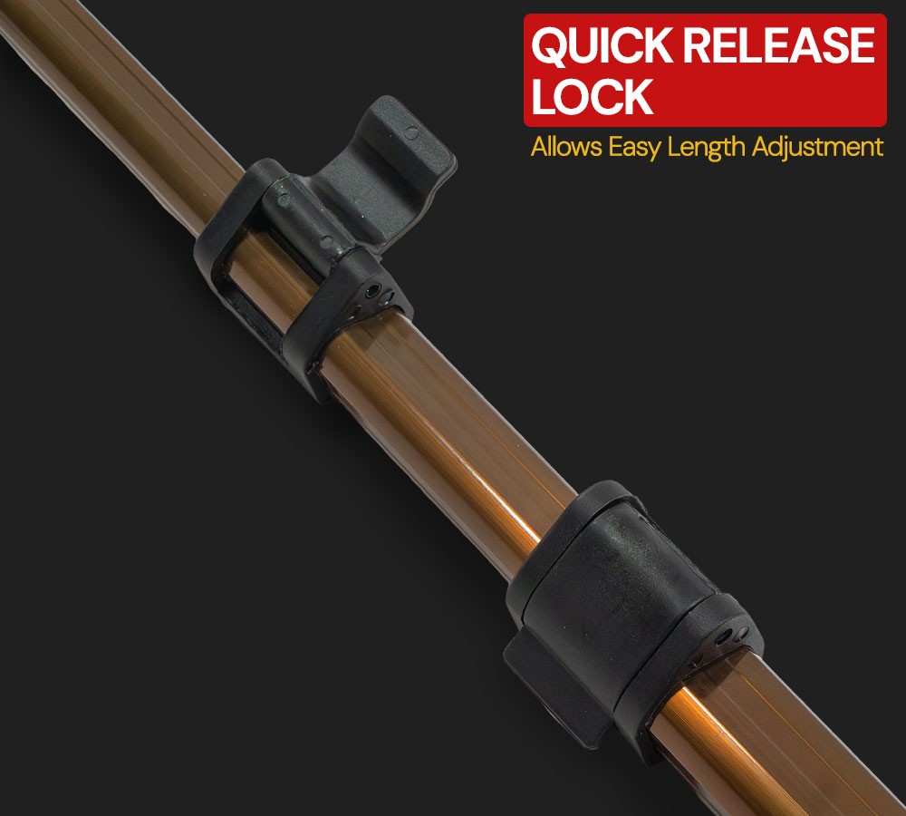 Extendable Truck Bed Cargo Grabber Tool 25"-60" Telescoping Pole with Y-Hook