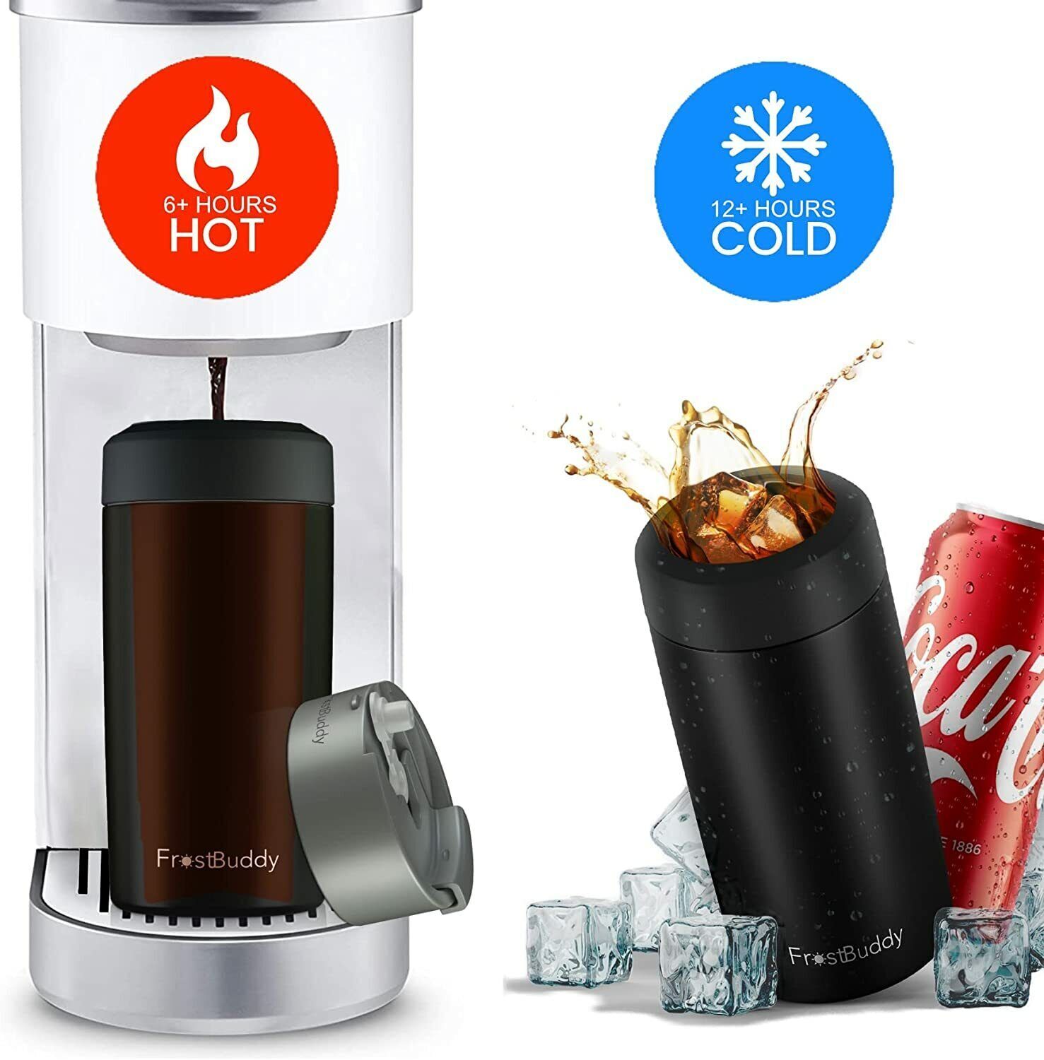 Frost Buddy​ Universal 2.0 Stainless Steel Insulated Can Cooler