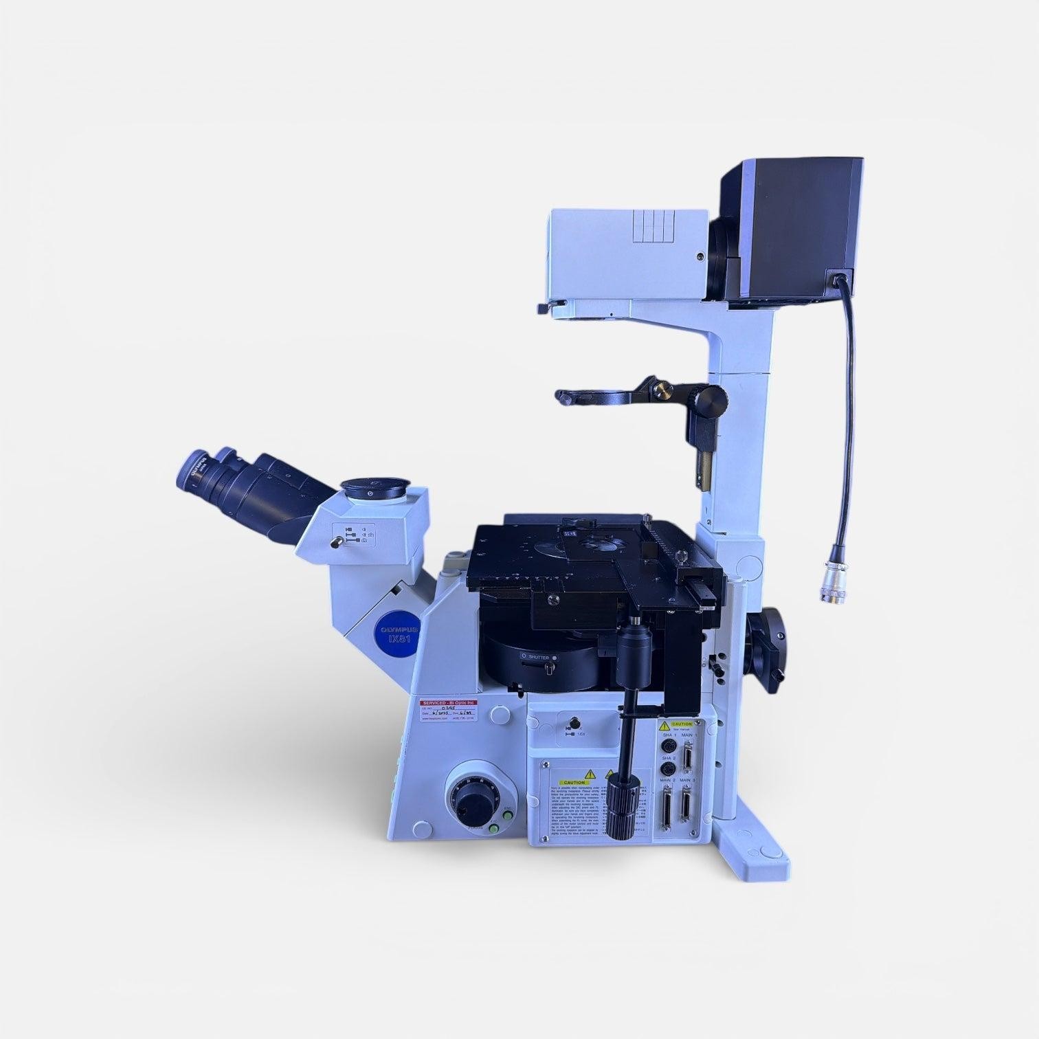 Olympus IX81F-2 Inverted Motorized Microscope w/ IX2-UCB-2 Controller