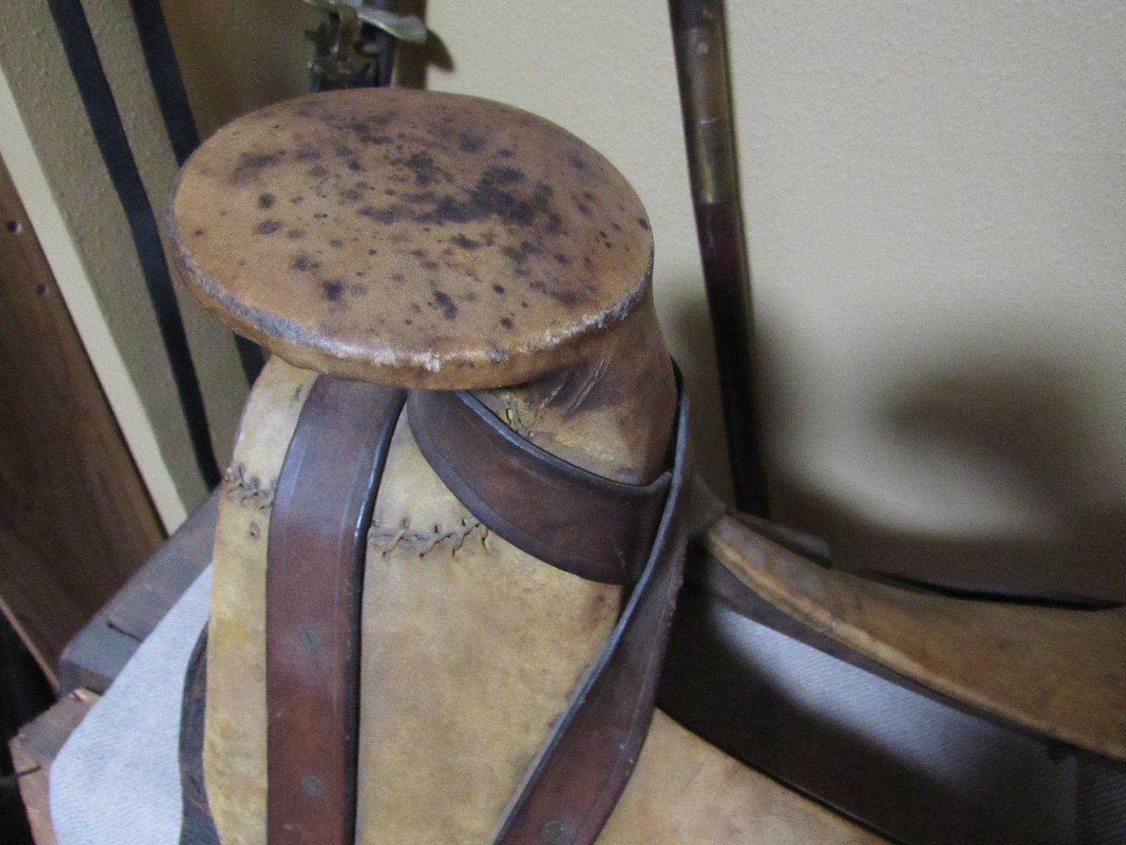 Rare M 1875 Indian Wars Antique 1860s 1870s Wagon Drivers Saddle Civil War