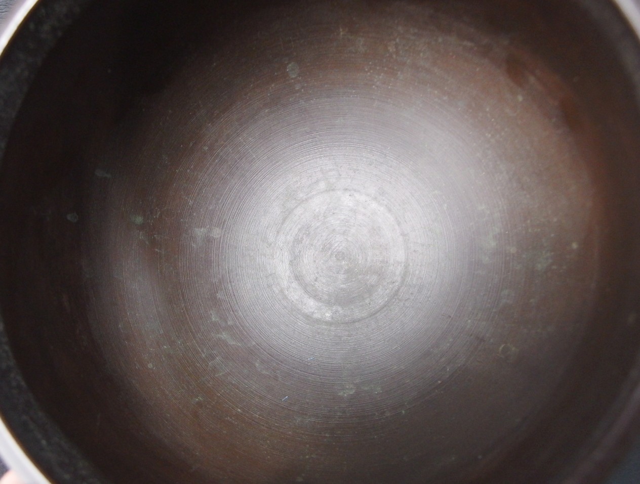 or25110 JAPANESE BUDDHIST SINGING BOWL ORIN GONG 6.3 inch / 16 cm Wide VINTAGE