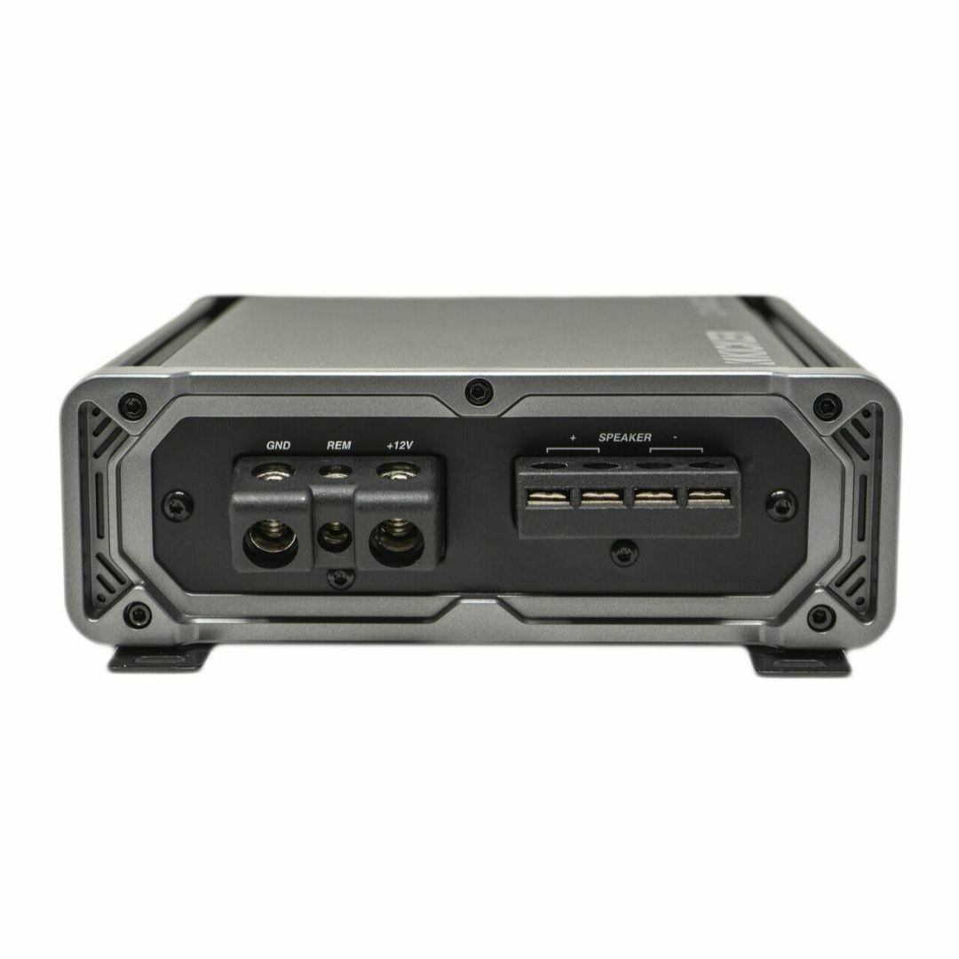 Kicker CXA800.1 Class-D Mono Amplifier + T4AW-R 4 Gauge Amp Kit