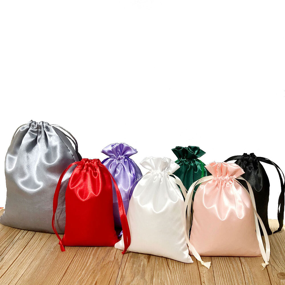 1-100pcs Velvet Drawstring Velour Pouch Jewelry Baggie Ring Gift Bag Pouch Set