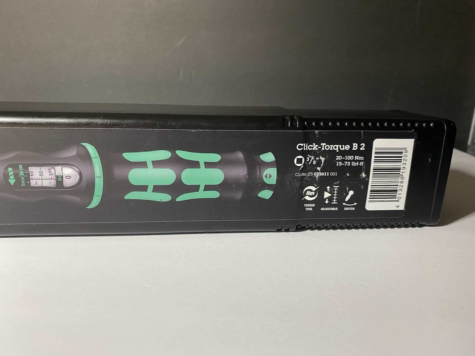 Wera Torque Wrench 3/8” B2 Click 15-73lb Ft