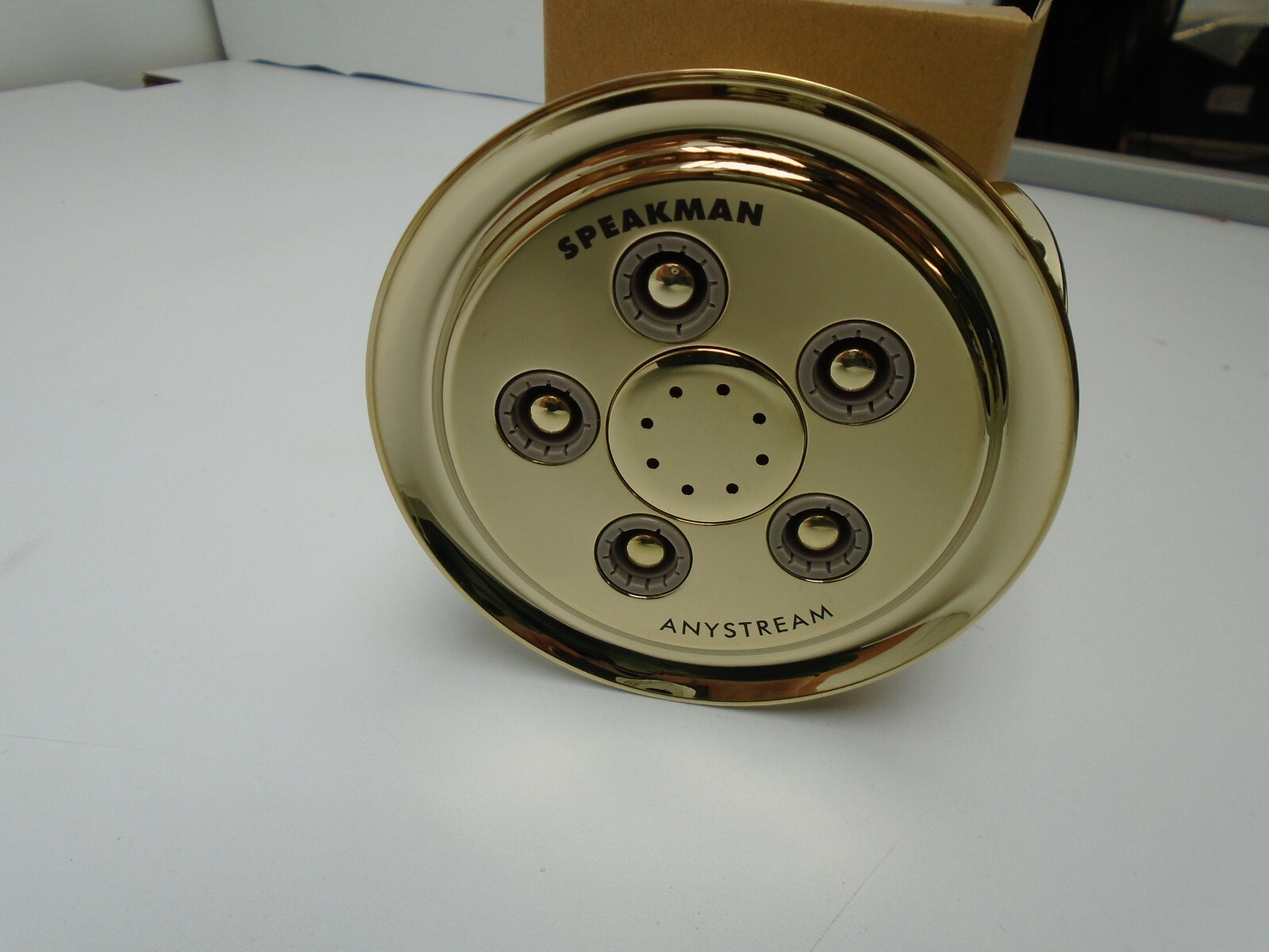 Speakman S-2005-HB-PB-E2 Anystream Shower Head, Polished Brass.HW108