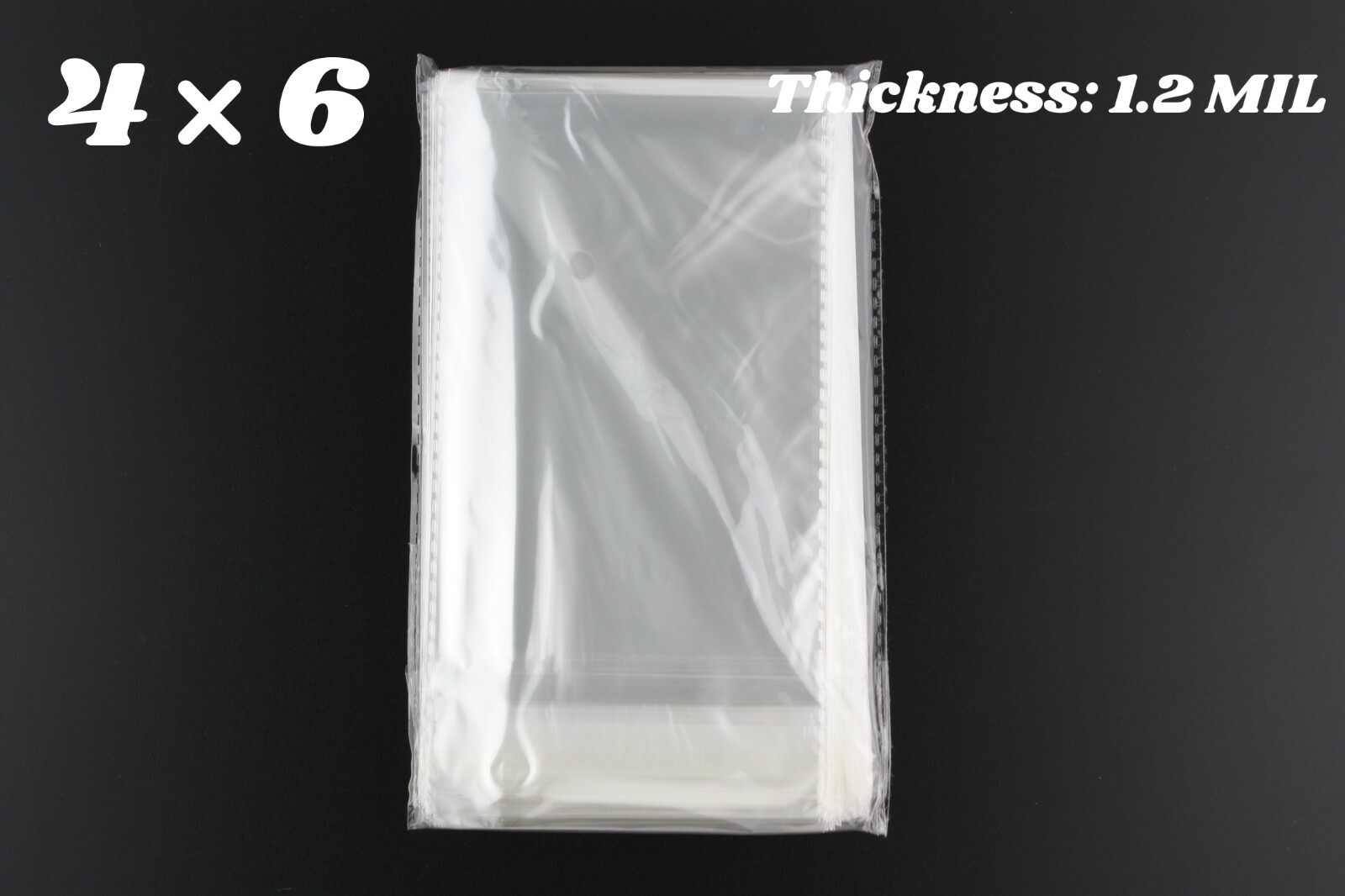 4x6 Clear Resealable Bakery Cookie Candy Poly Cookie Cello Treat Plastic Bags