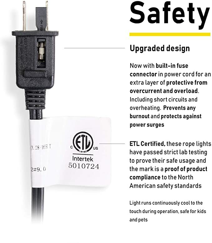 Assorted Sizes 110V LED Rope Extendable Flexible DIY Lighting Outdoor Christmas