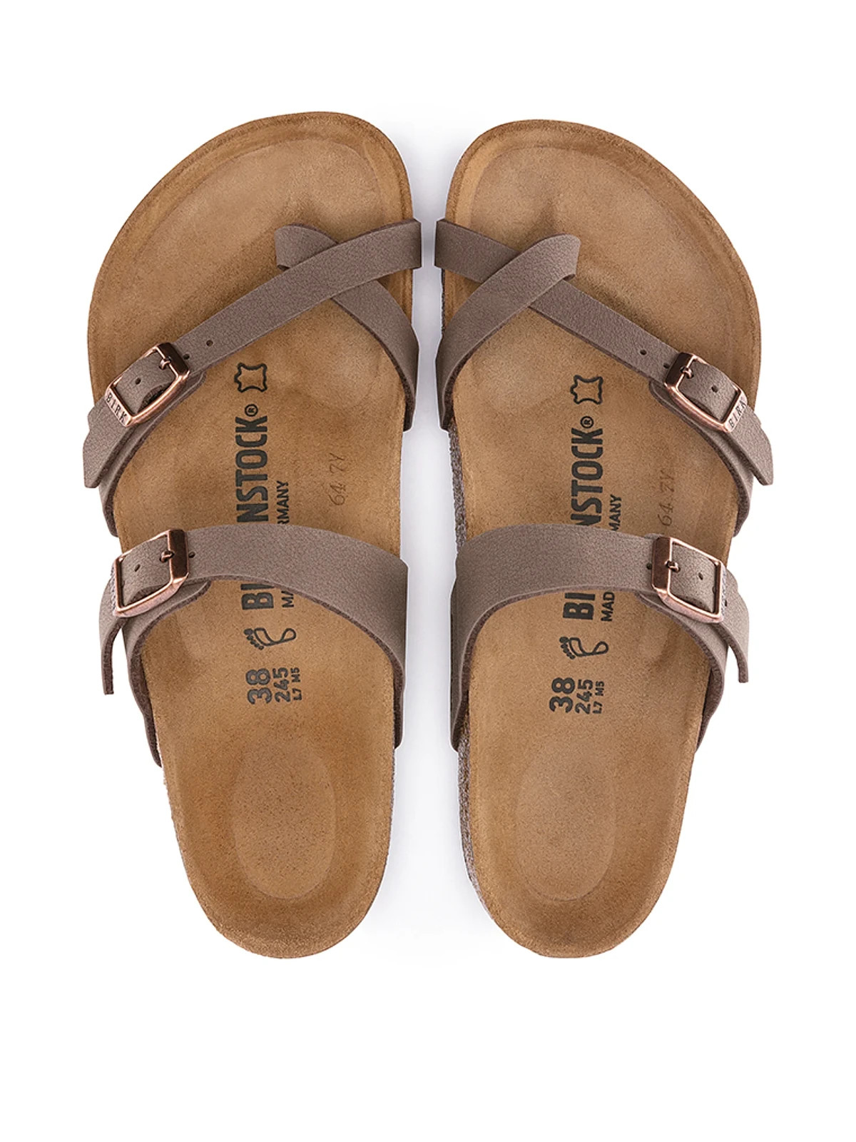HOT DEAL! Women's Birkenstock Mayari Sandals Recovery Slide Sandals Mocha - NEW