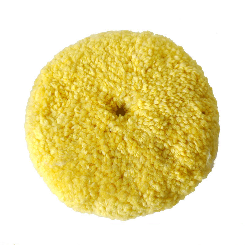 Super Wool pad 7"Wool Buffing Polishing Pad Double Sided Fast Cutting for Auto
