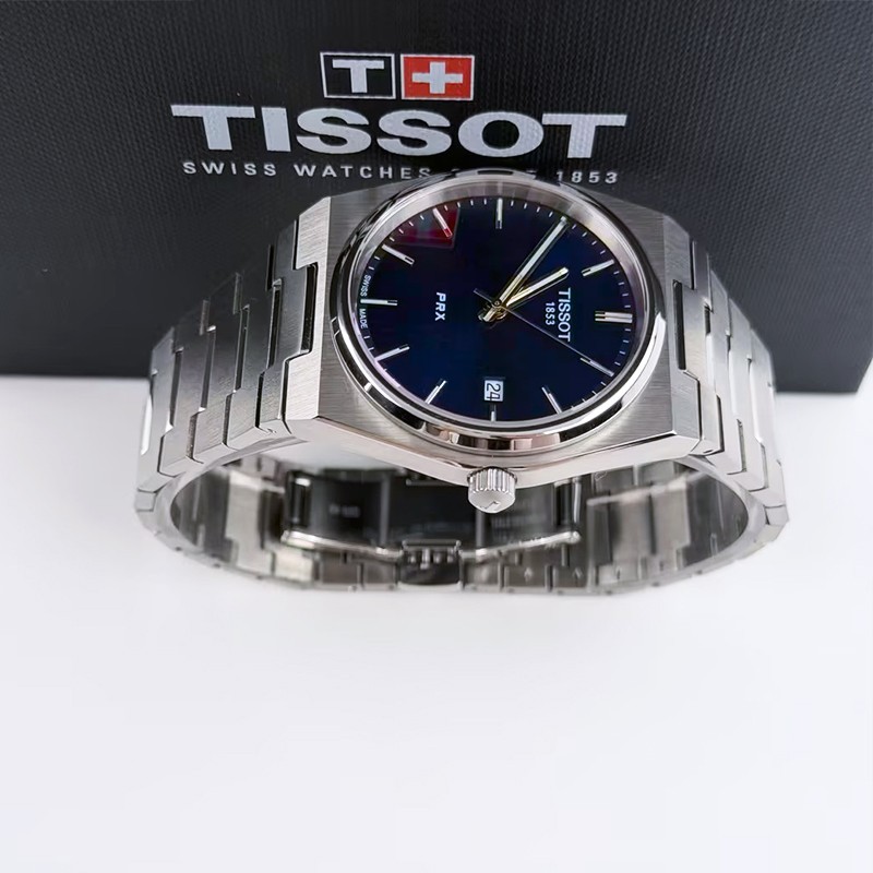 Tissot PRX/316L T137.410.11.041.00 Blue Dial Men's Quartz Chronograph Watch 40MM