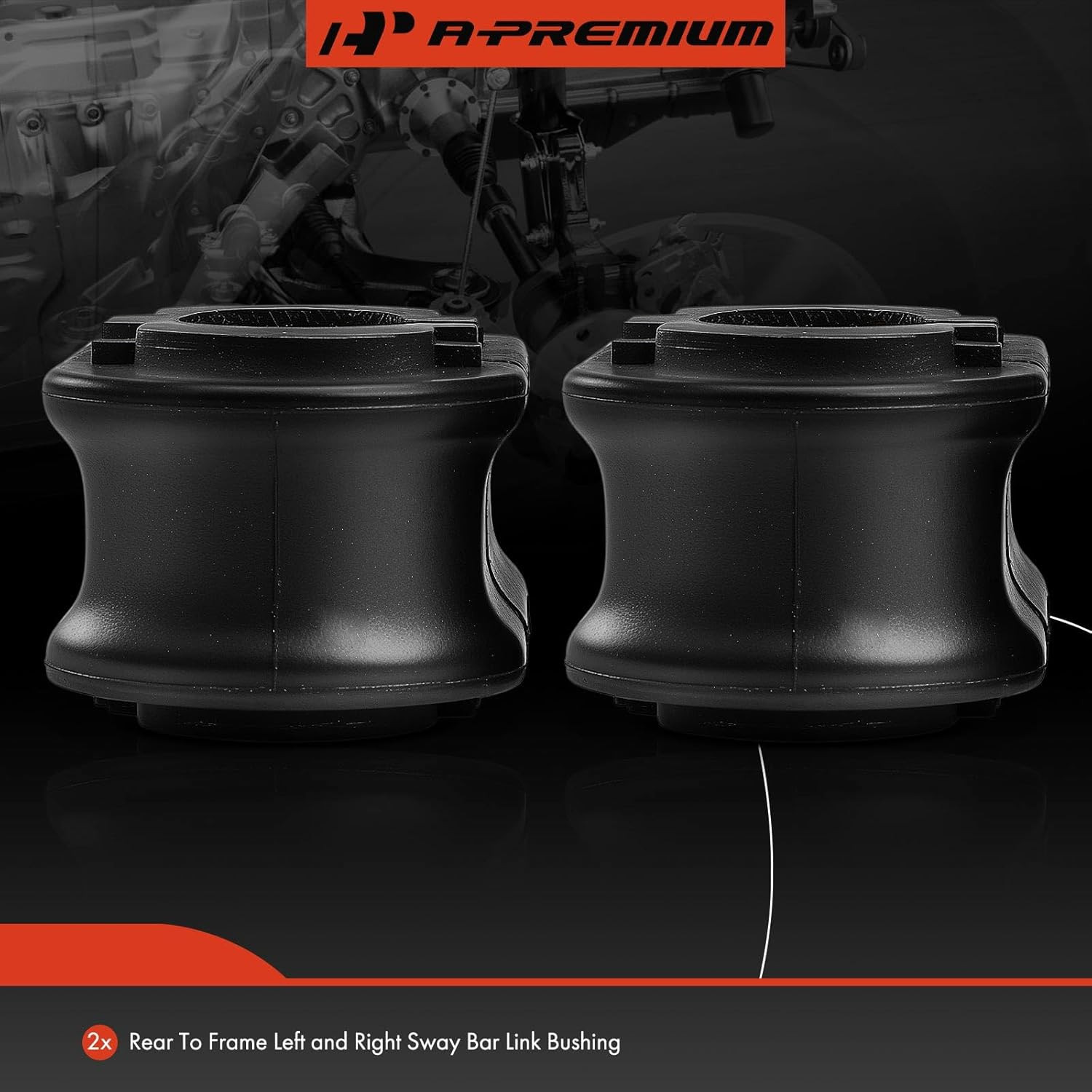 2 X Rear to Frame Suspension Stabilizer Bar Bushings Sway Bar Bushings, Compatib