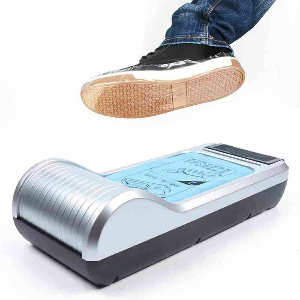 Automatic Shoe Cover Dispenser Machine W/ 300 Disposable Shoe Films Household