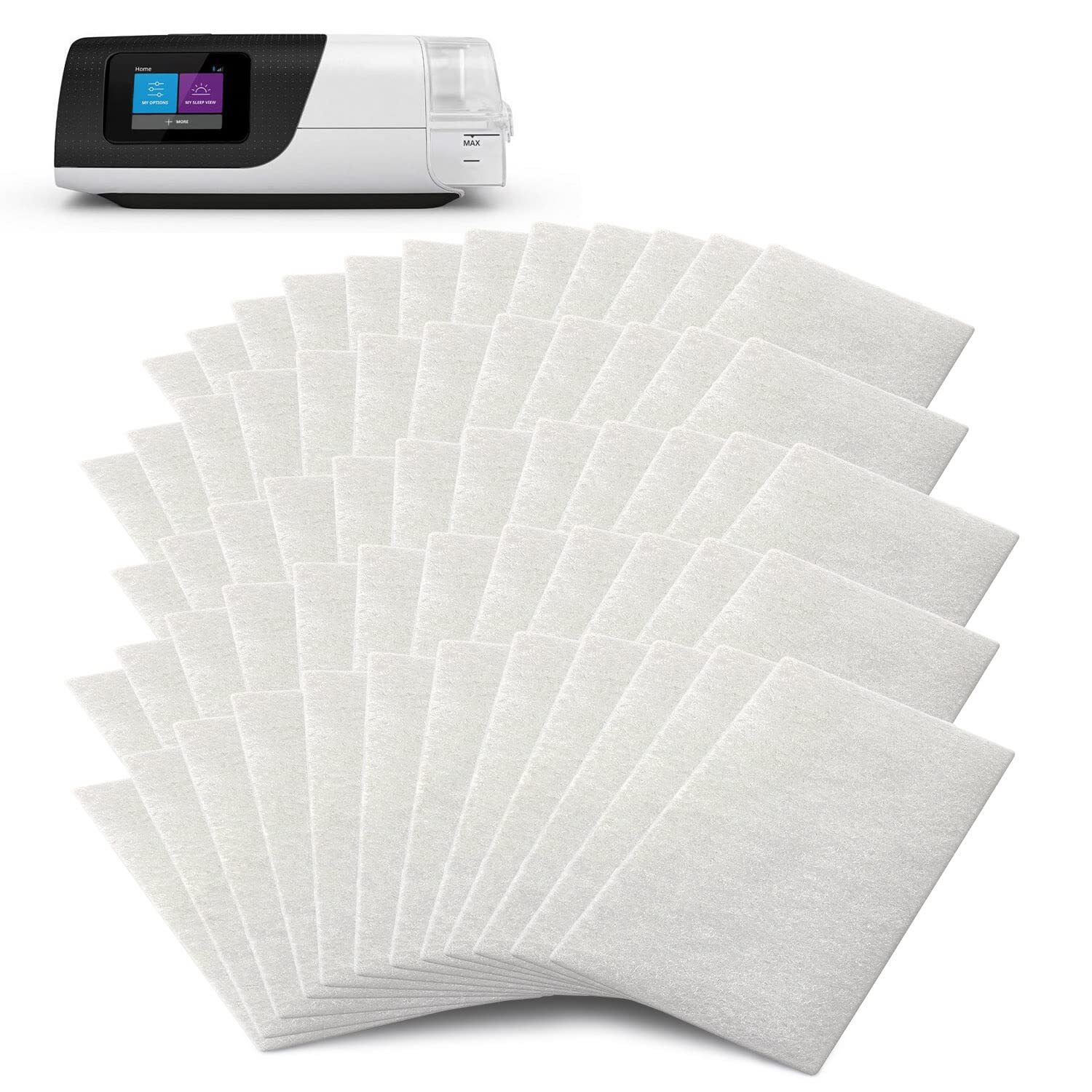 CPAP Air Filter Premium Disposable Replacement Filters for CPAP Machines 60 Pack