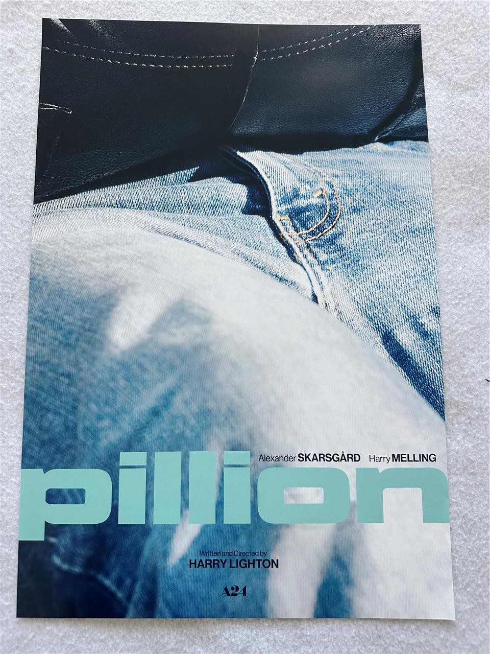 PILLION - 12"x18" Original Promo Movie Poster MINT 2026 Alexander Skarsgard RARE
