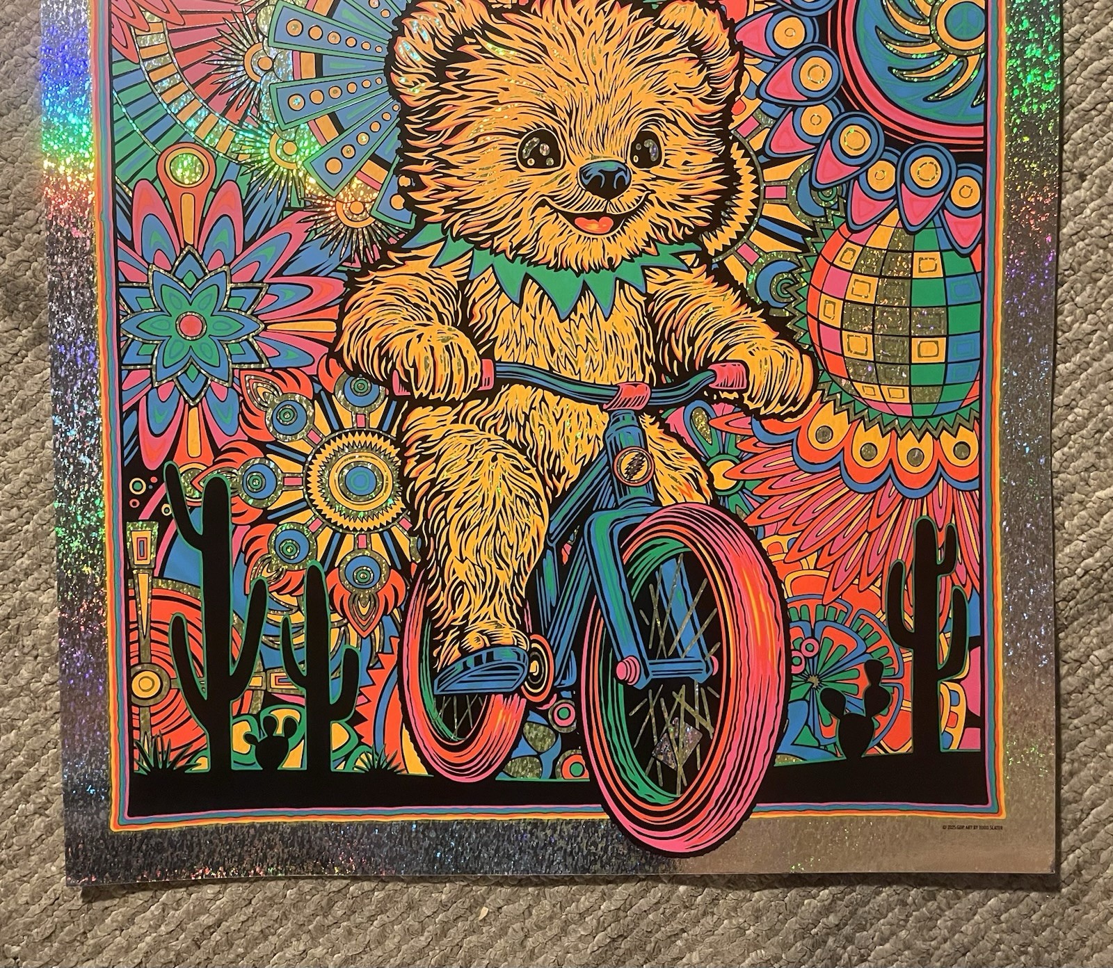 Dead And Company FOIL POSTER 4/19/25 Sphere Las Vegas #/350 TODD SLATER Grateful