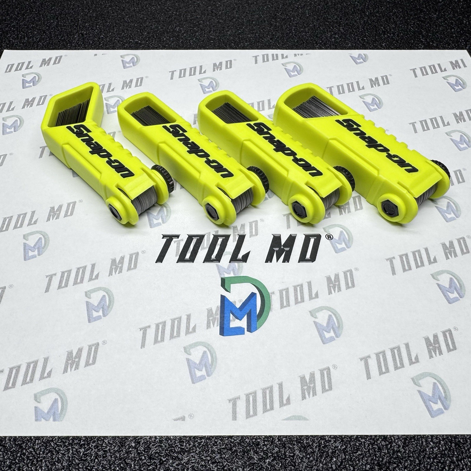 Snap-on Tools USA NEW HI VIZ 4pc Offset 45° & Straight Feeler Gauge Blade Sets