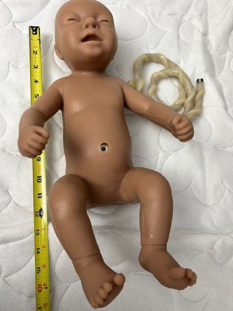 Realistic Infant Baby Medical Nursing Manikin EMT CPR Training Teaching Newborn