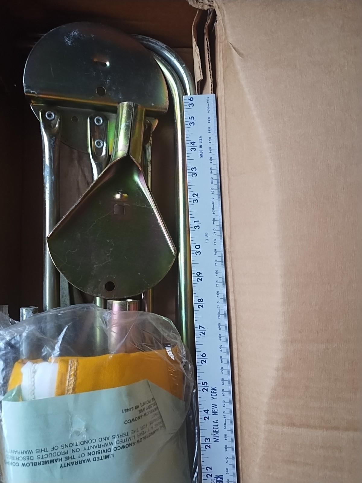 BUGGY TOP Umbrella TRACTOR 3 Bow Frame Yellow White Canopy Minneapolis Moline 40