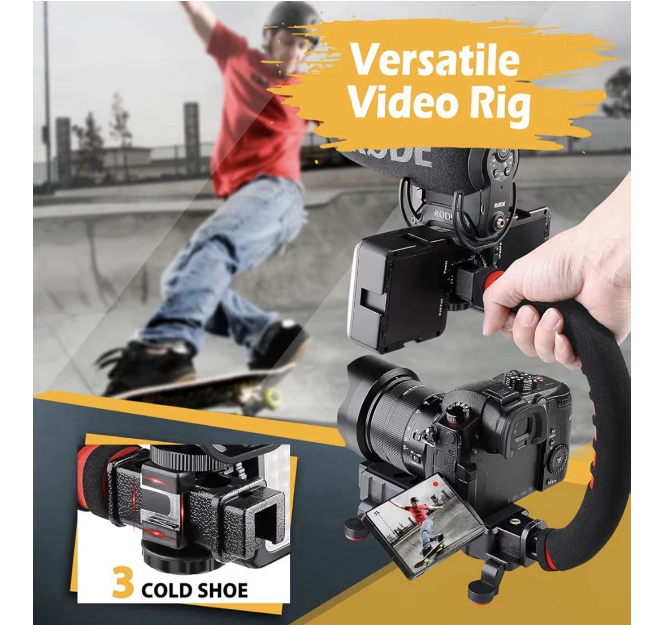 Zeadio Mobile Portable Smartphone Handheld Grip HDE-GC11 /6