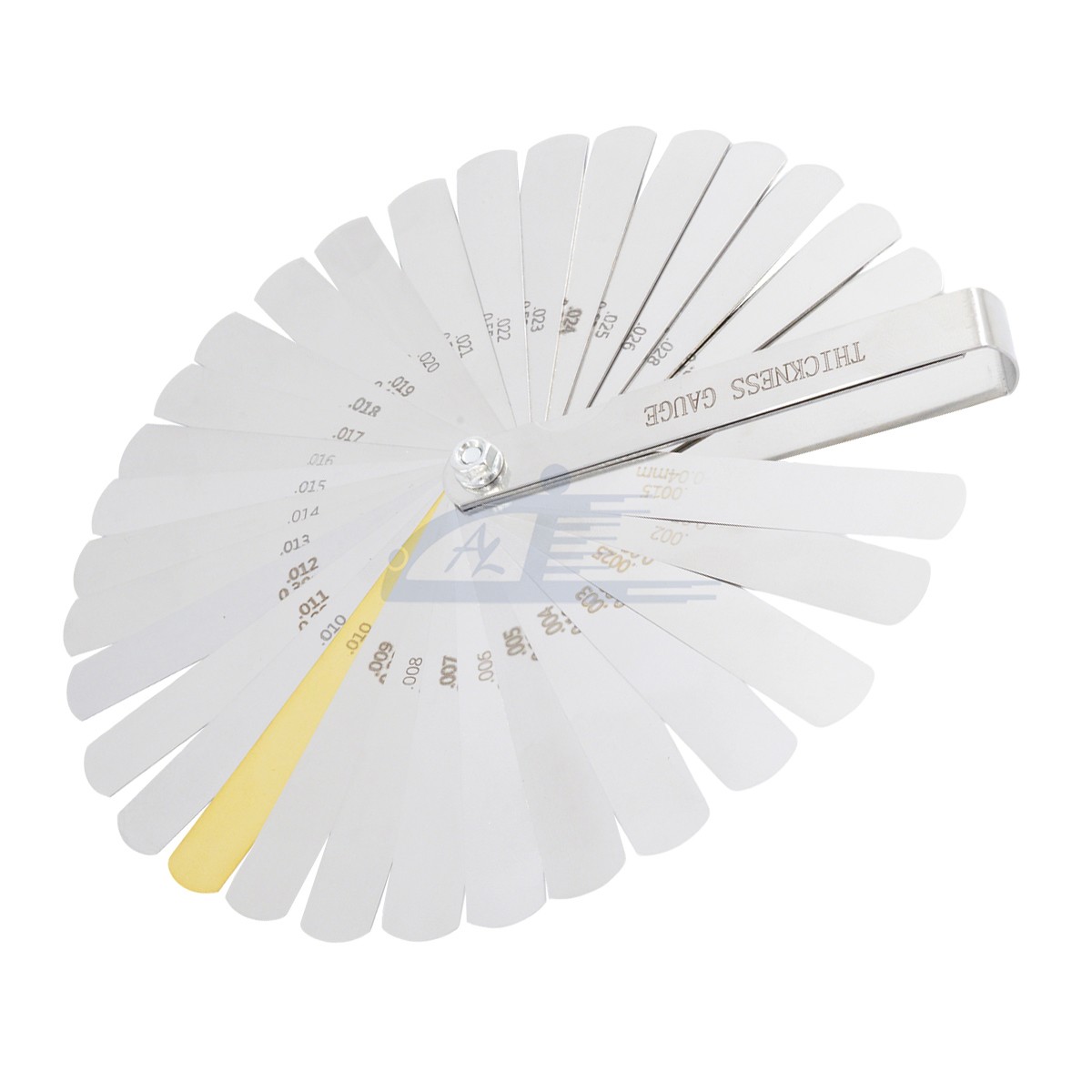 Universal Spark Plug Gap Tool Gapper & 32 Blades Steel Feeler Gauge Red Black