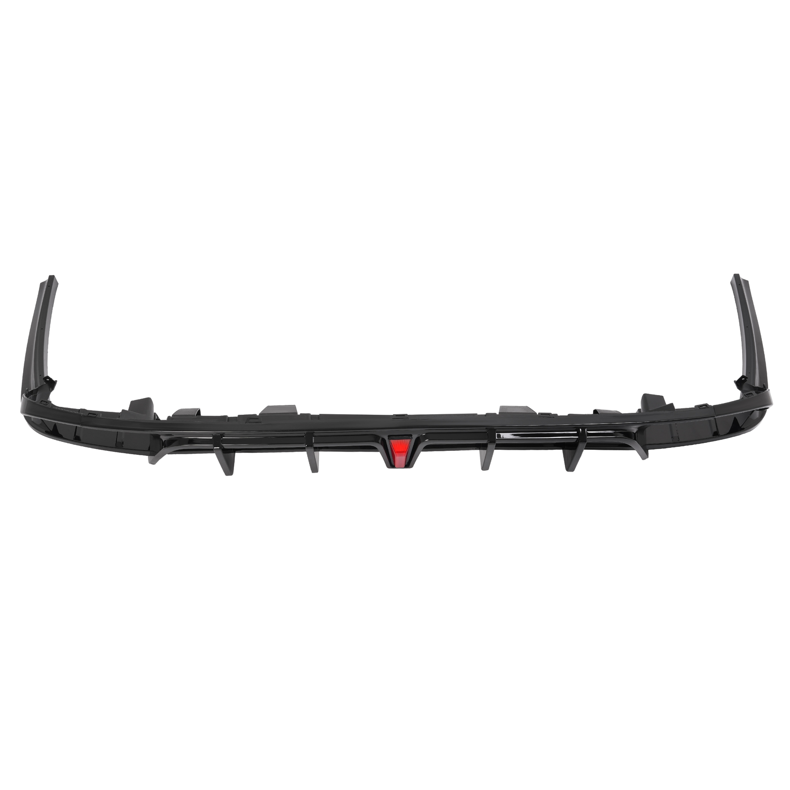 Fits 2018-2022 Honda Accord NEW Rear Bumper Diffuser & Light Glossy Black Trim