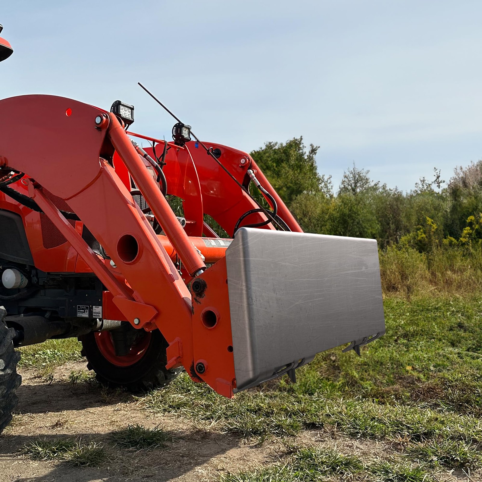 1/4” Universal Quick Attach Plate Compatible with Kubota and Bobcat Skid Stee...