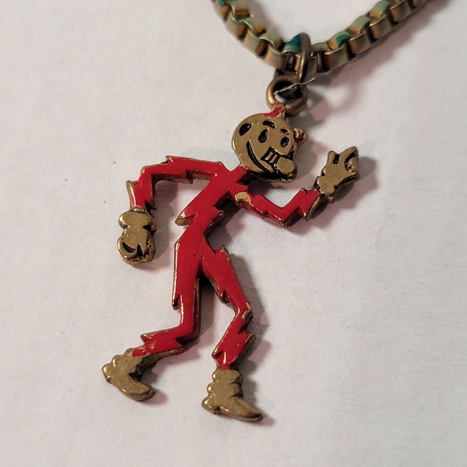 Rare HTF Vintage Reddy Kilowatt Tie Clip Electrician Reddy Kilowatt PA