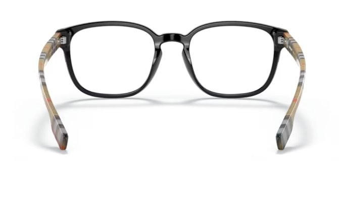 BURBERRY EDISON BE2344 3592 53/20/145 Black Check men Eyewear Frame