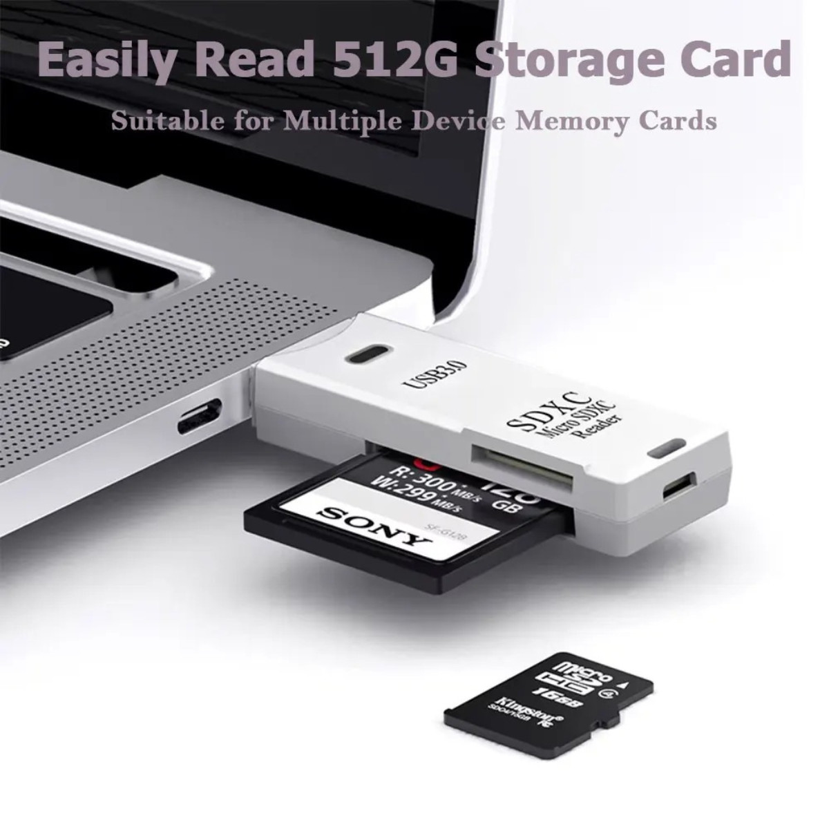 USB 3.0 Micro SD SDHC TF Card Reader Memory Adapter for PC Laptop Camera