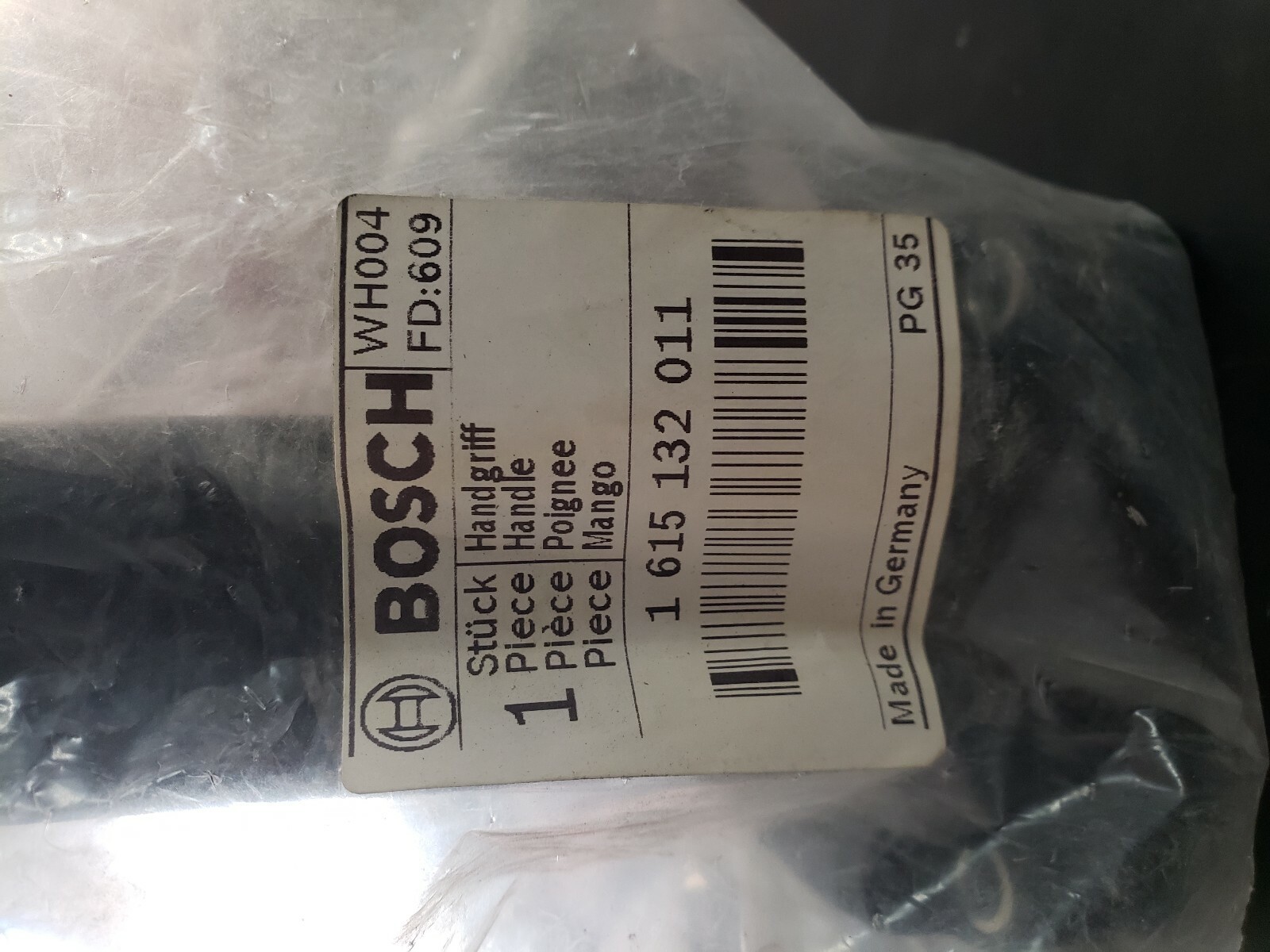 BOSCH 1615132011 BRUTE 11304 DEMOLITION HAMMER HANDLE