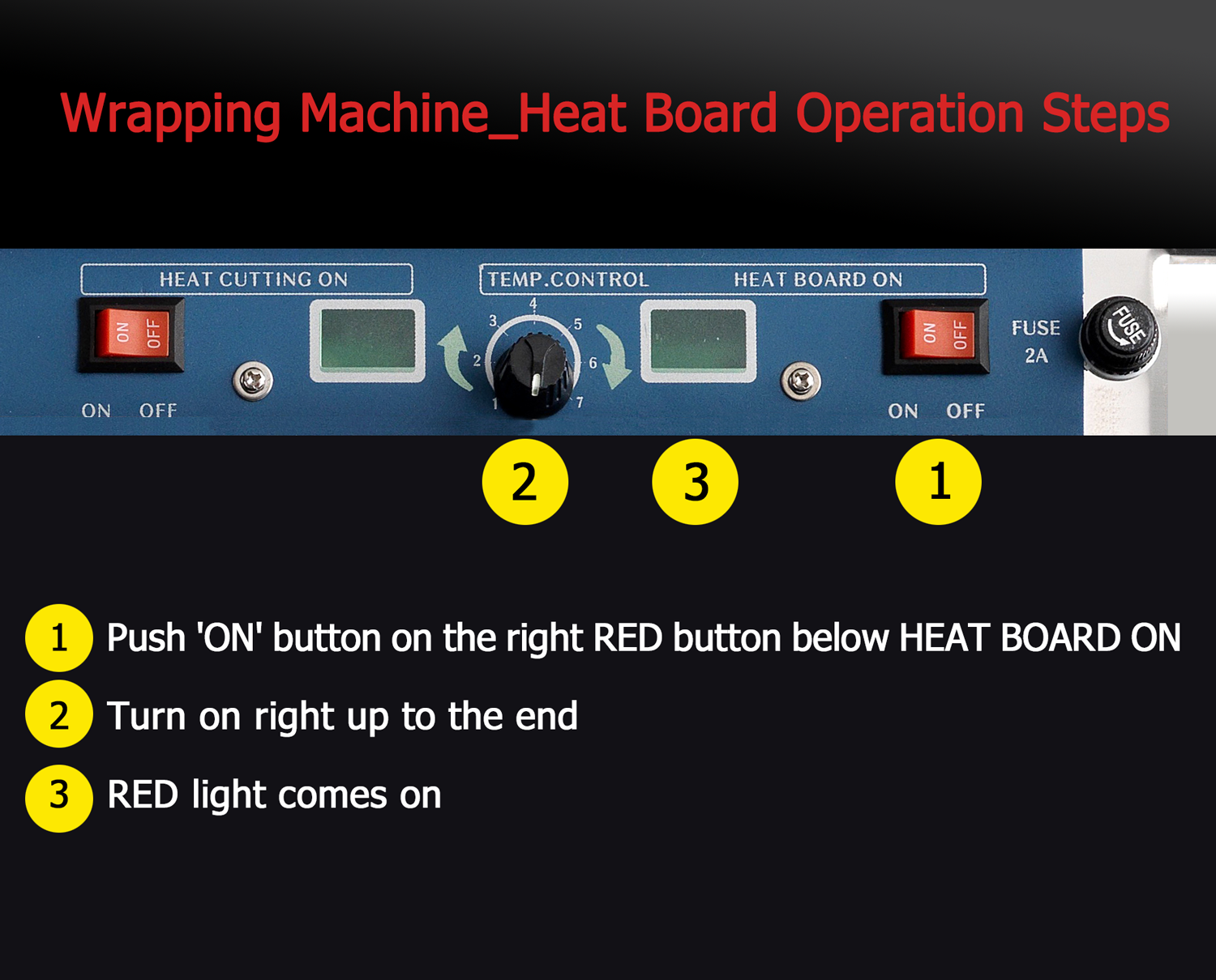 VisionTechShop 20Inch/500mm Food Wrapping Machine Film Wrapper for Food Package