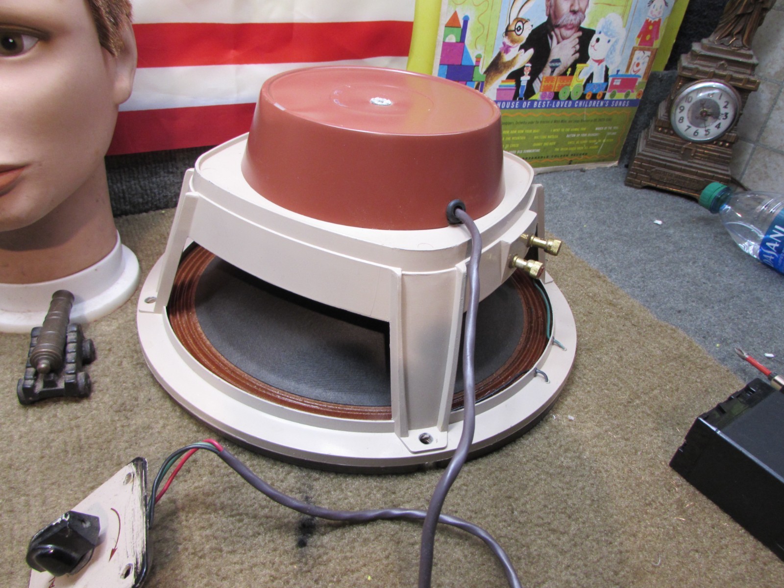 ESTATE* VTG HEATHKIT AS-183 COAXIAL 2-WAY 12" SPEAKERS w/HiFreq. Controls~VIDEOS