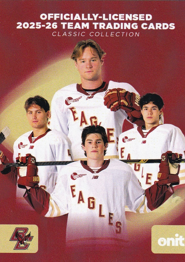 2025-26 Onit Athlete Boston College Mens Hockey Pick A Card - Base & Insert