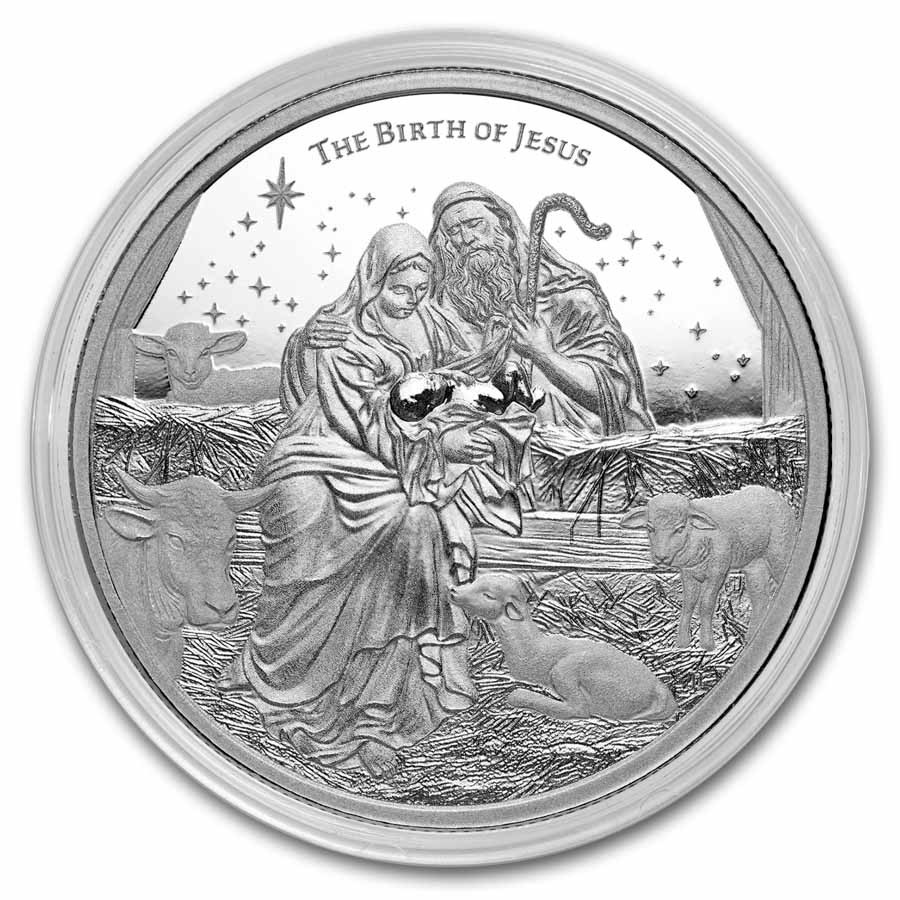 2025 Niue 1 oz Silver Wonders of Christ: Nativity BU