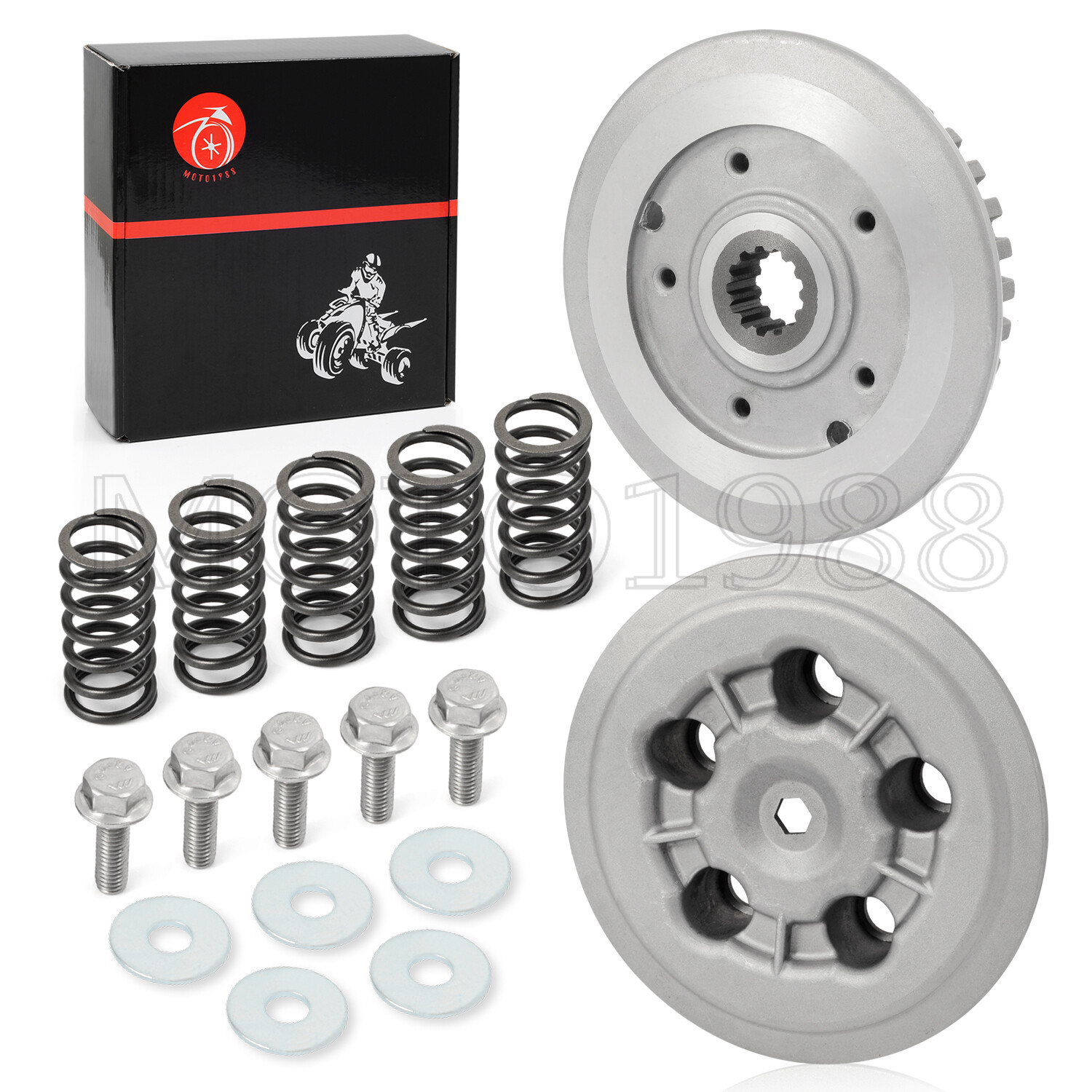 Clutch Plate Kit Heavy Duty Springs & Gasket for Yamaha V Star 650 XVS650 98-11