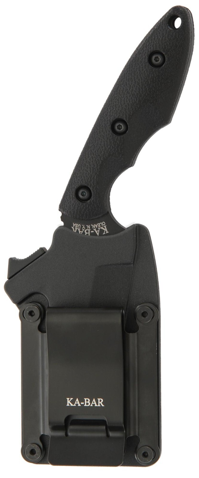 Ka-Bar TDI Hinderer Hell Fire Black 1095 Cro-Van Steel Tanto Fixed Knife 2486