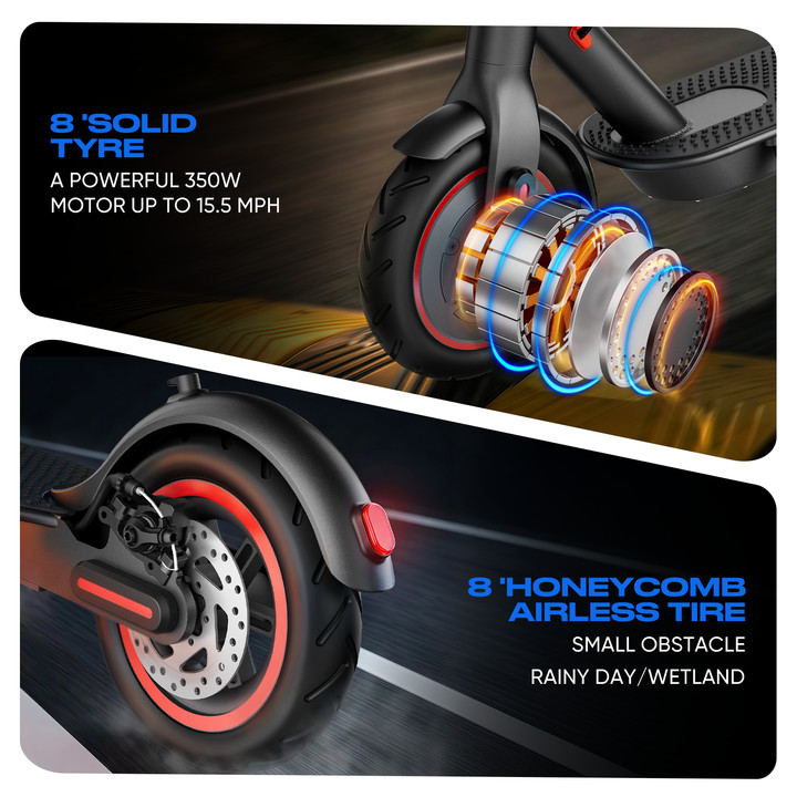 2026 Adult Electric Scooter Foldable Long Range High Speed 25KM/H Urban Commuter