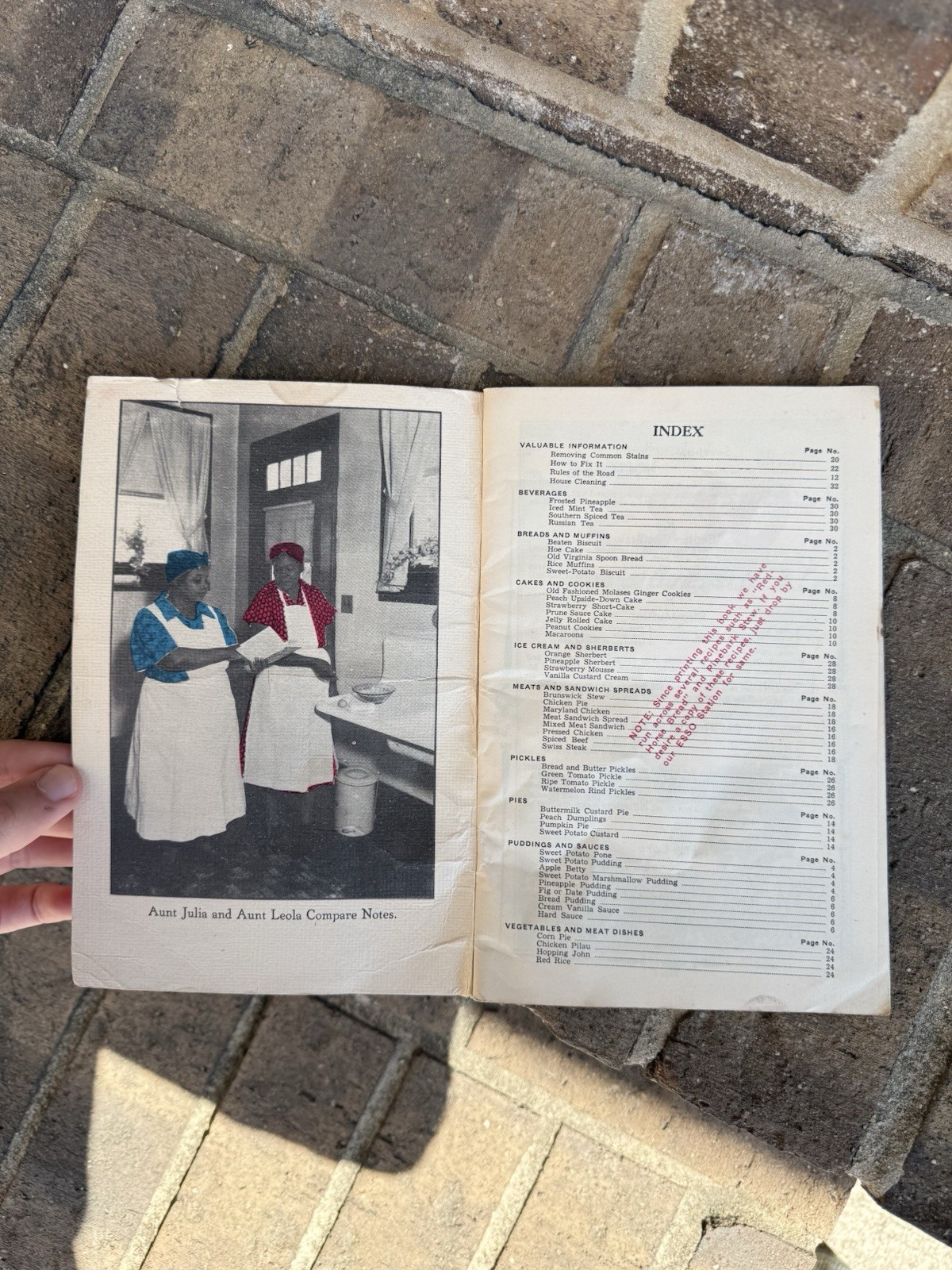 Vintage Esso Advertising Cook Book Gas And Oil 1950s Scranton Pa Advertising Gas