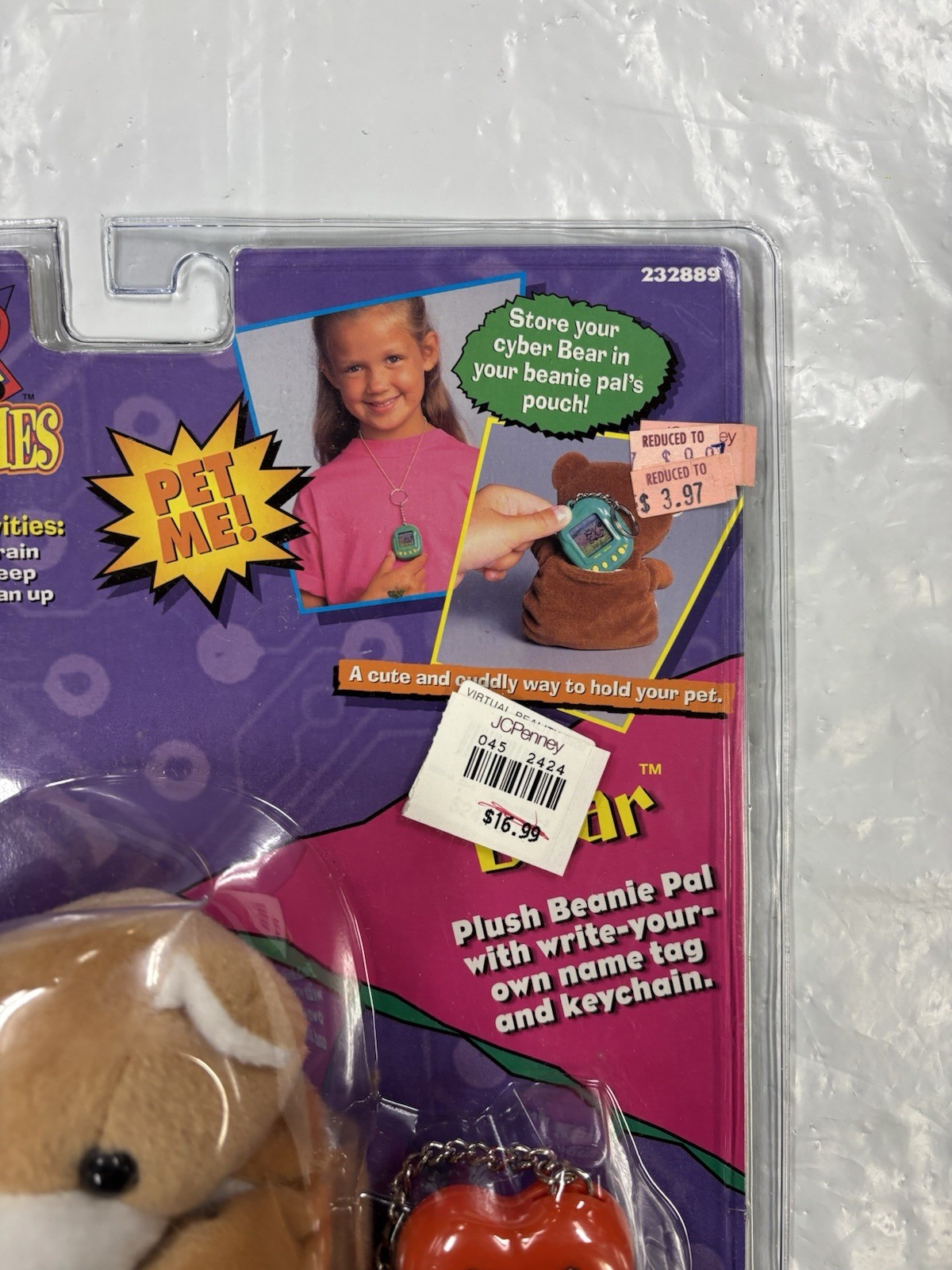 New VTG 1997 Digi Beanies Virtual Bear Giga Pets by MGA Entertainment Rare New A