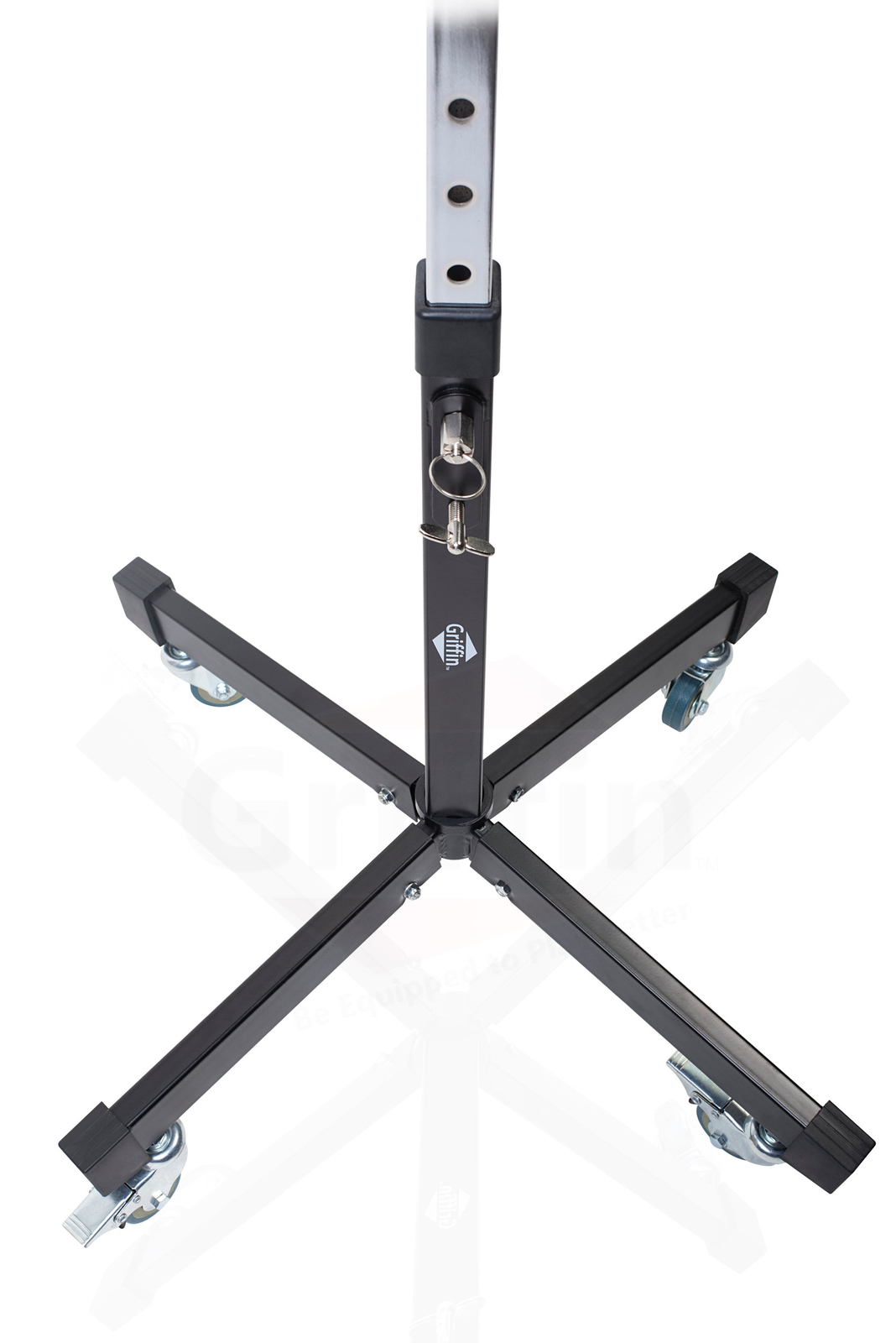 GRIFFIN Studio Music Mixer Stand on Wheels - DJ Recording Gear Cart Table Mount